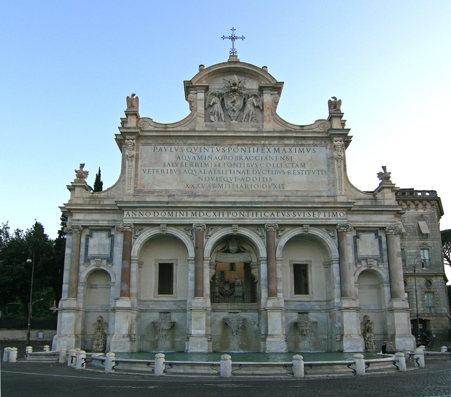 The Gianicolo: the ridge over Rome, then down to Trastevere