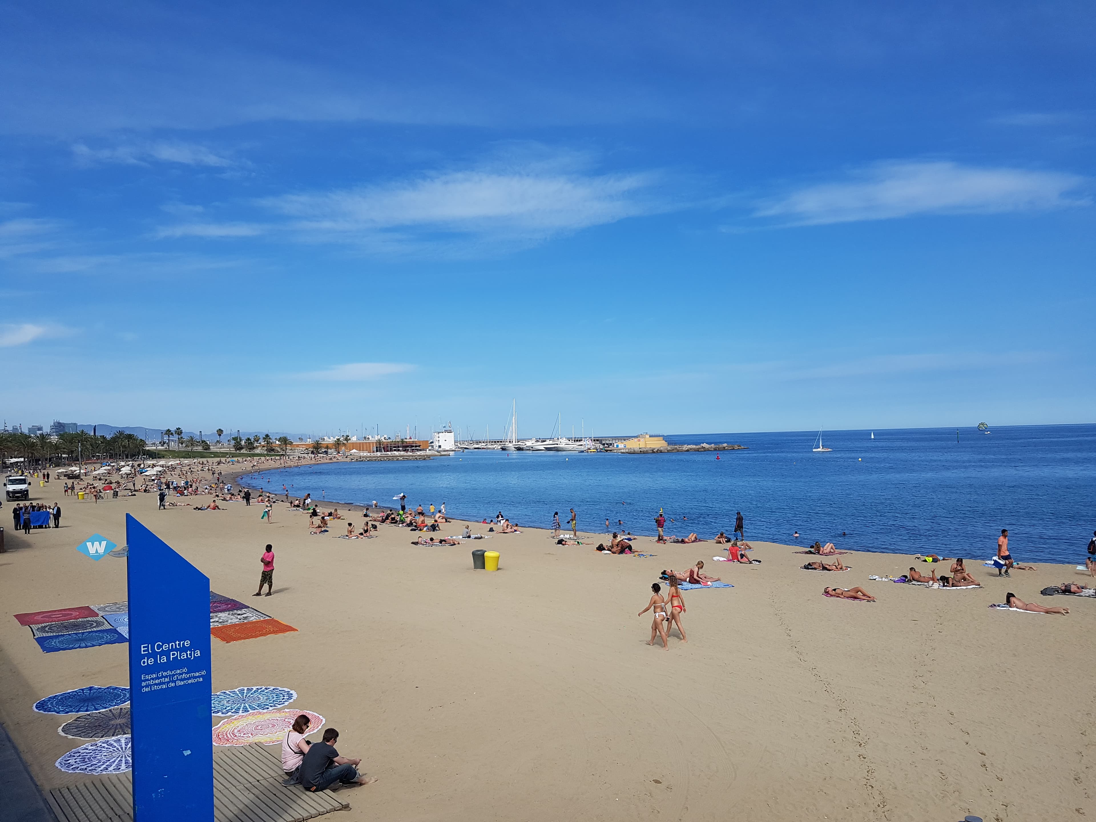 La Barceloneta: the fishermen's triangle and the sand