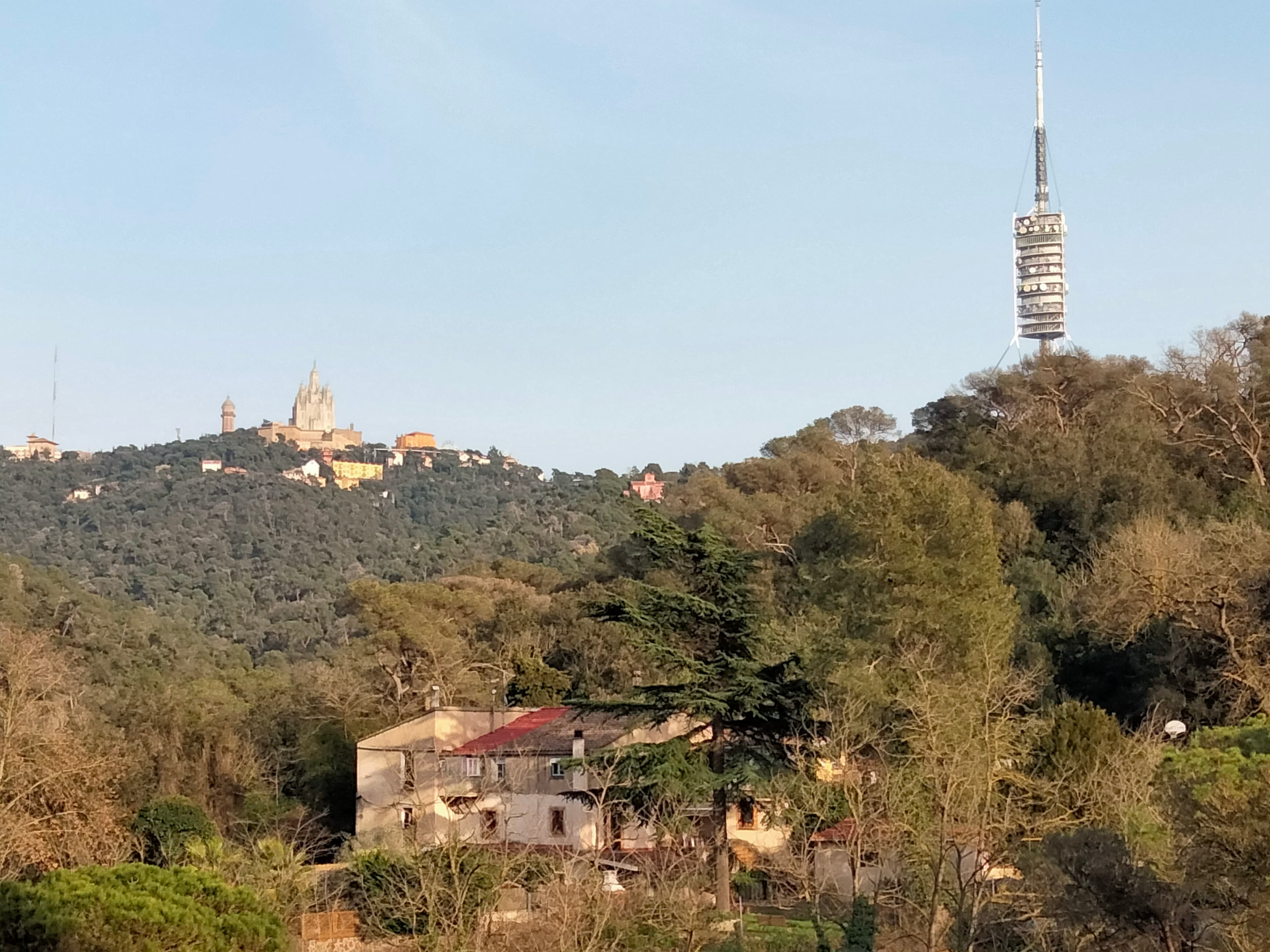 Collserola: the ridge and the Foster tower