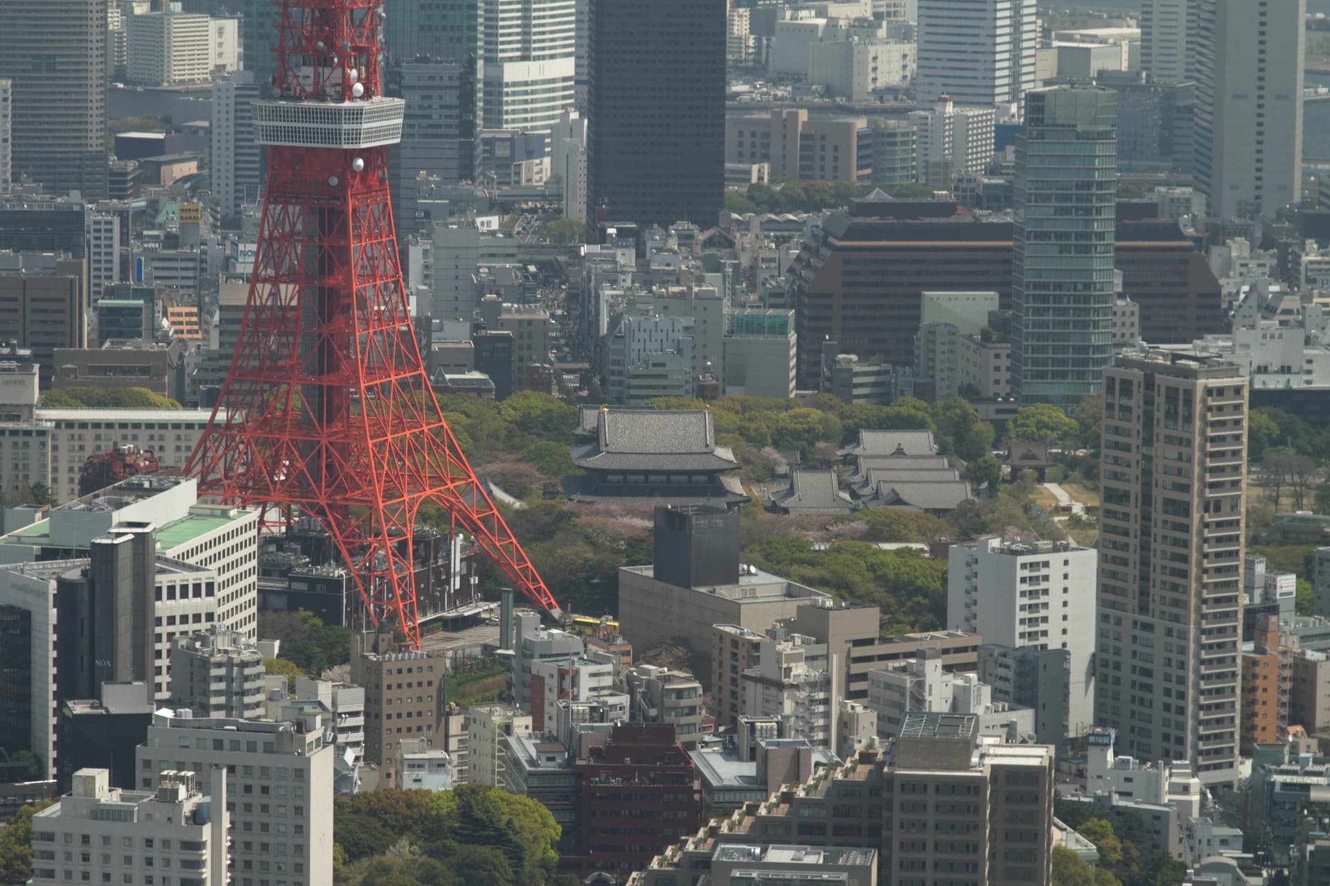 Azabu-Juban: the old shopping street and the red tower